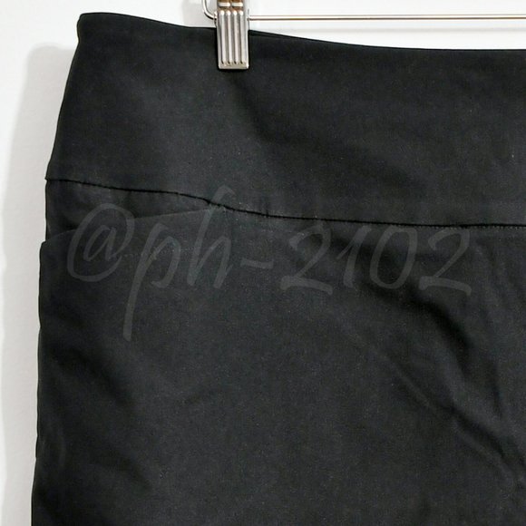 S.C. & CO Ladies' Skort Pull-On, Tummy Control Waistband Black - Picture 2 of 8